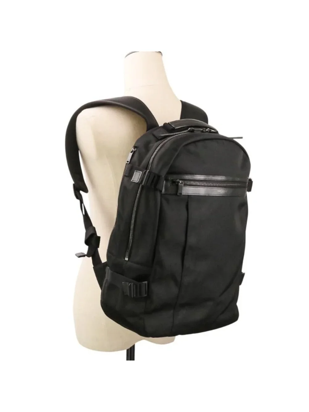 Saint Laurent Paris City Trekking Backpack Day Black